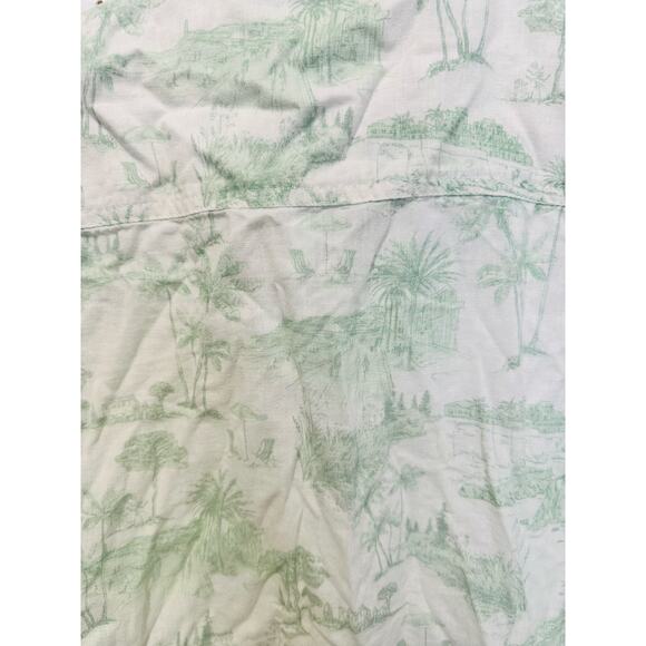 KIVARO White Green Floral Short Sleeve Belt Looped Chloe Romper Size US 2 - Picture 14 of 15